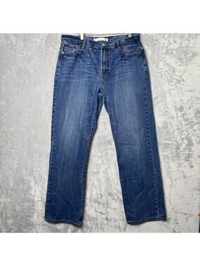 Tin Haul Jeans Mens 38L Blue Straight Leg Cotton Classic Western Denim Chore